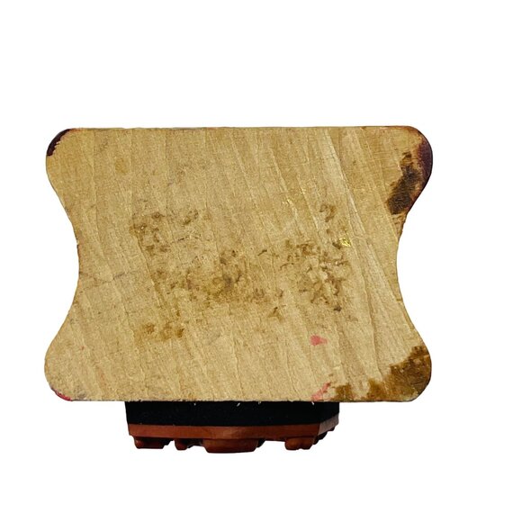 Vintage Winnie The Pooh Stamp Promise Youll Never Forget Me Disney Rubber Wood - Picture 4 of 8